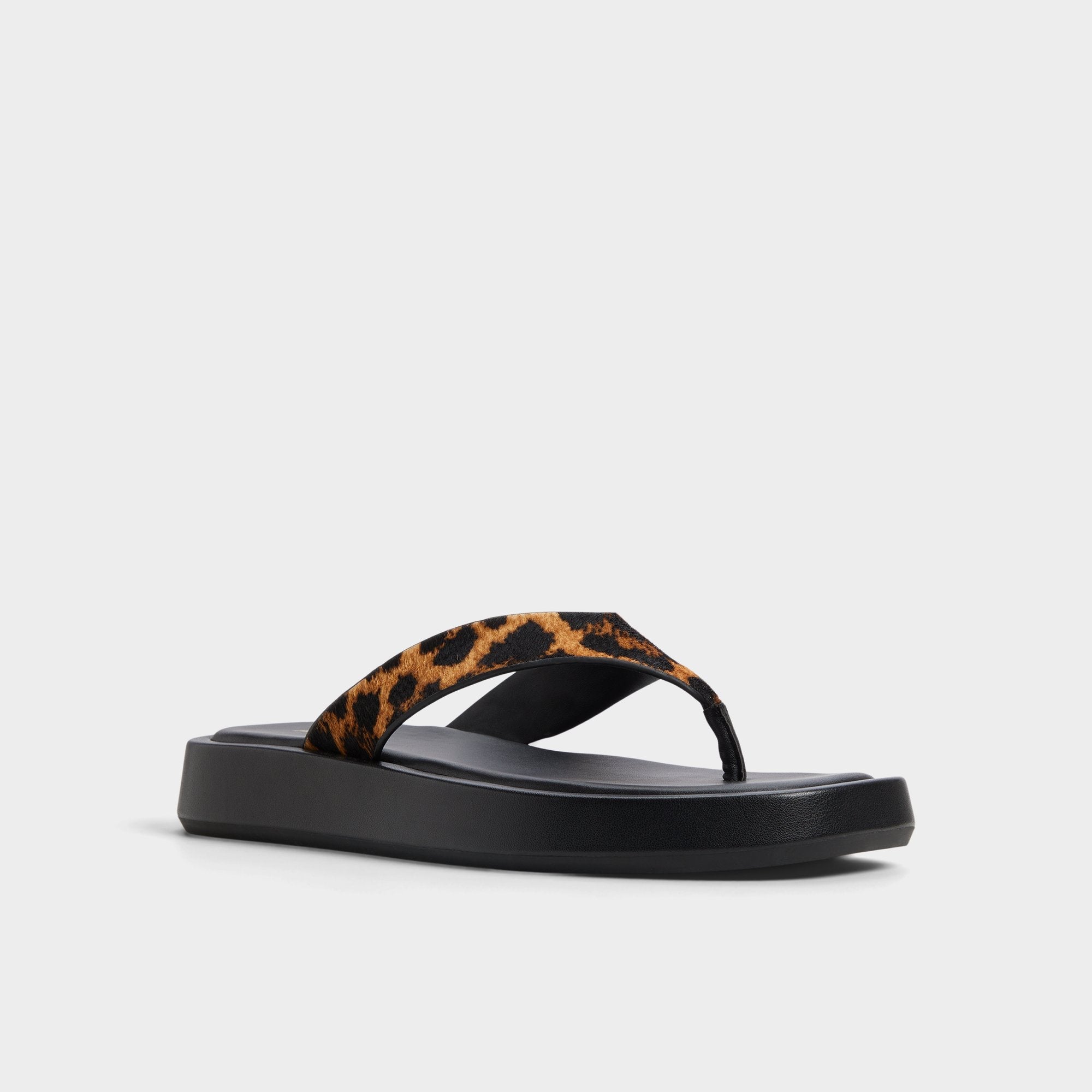 Brown Multi Grettle Brown Multi Women's Flats - Flip flop, Platform | Aldo