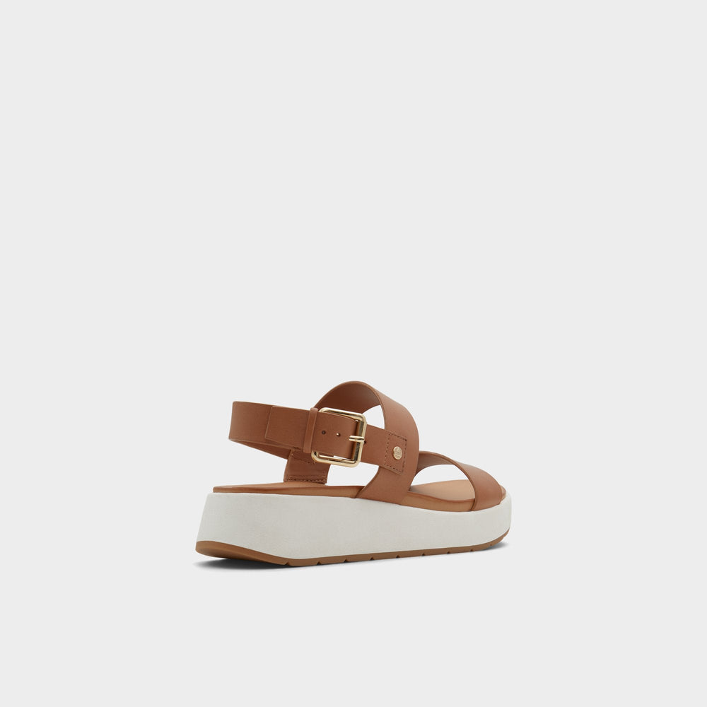 Dark Beige Silyia Dark Beige Women's Sandals - Flat sandal | Aldo
