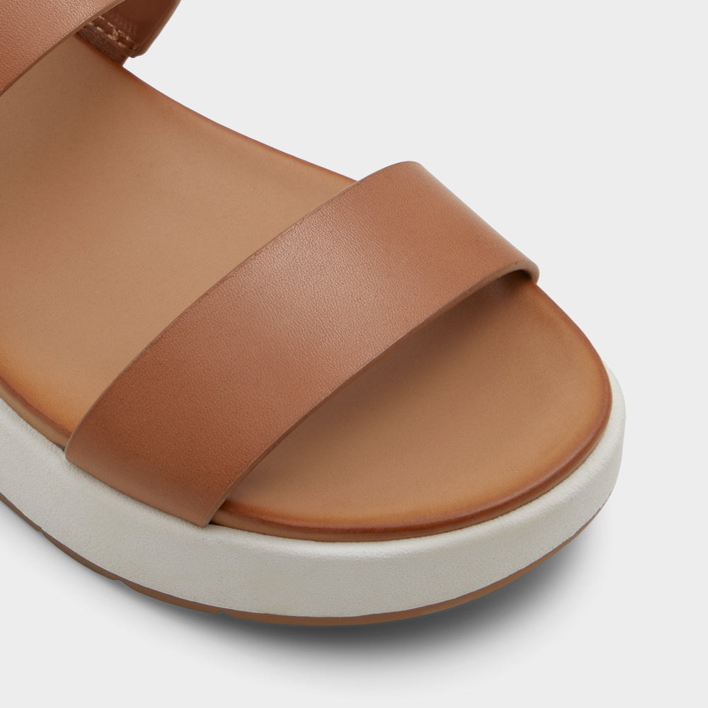 Dark Beige Silyia Dark Beige Women's Sandals - Flat sandal | Aldo
