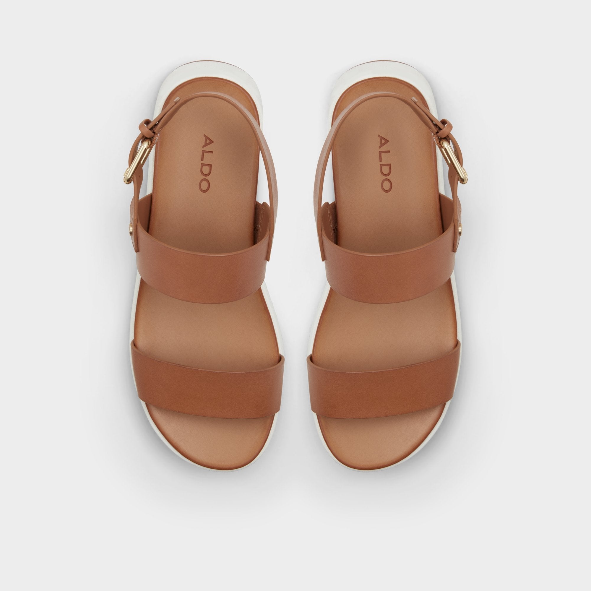 Dark Beige Silyia Dark Beige Women's Sandals - Flat sandal | Aldo