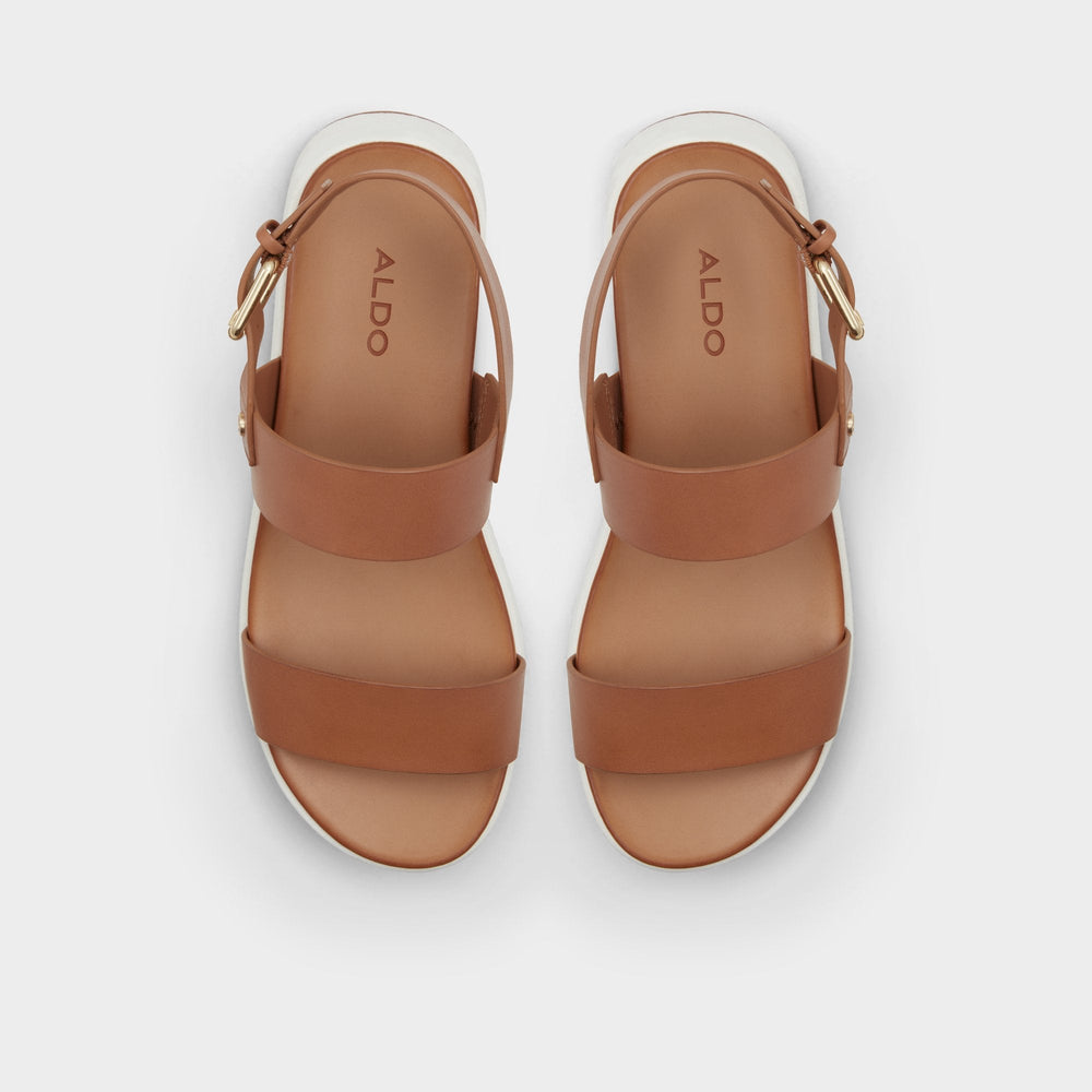 Dark Beige Silyia Dark Beige Women's Sandals - Flat sandal | Aldo