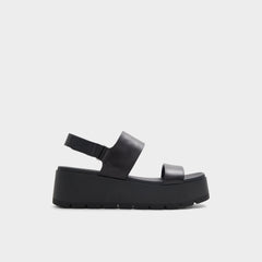 Open Black Thila Open Black Women's Wedges - Wedge sandal | Aldo