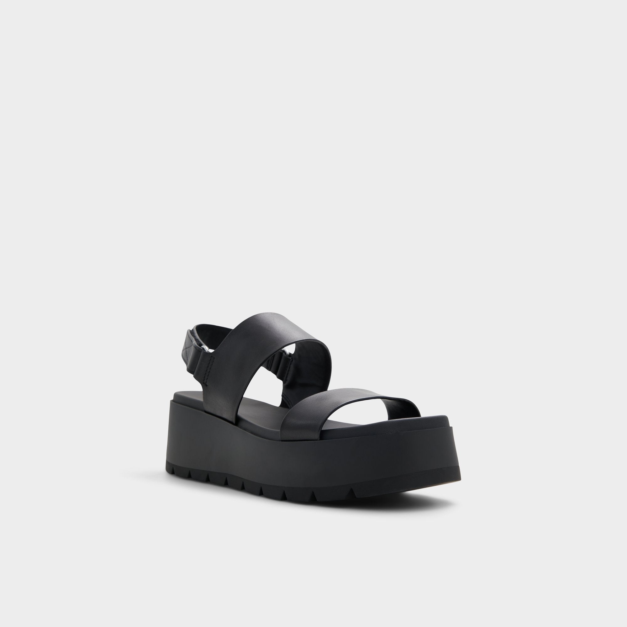 Open Black Thila Open Black Women's Wedges - Wedge sandal | Aldo