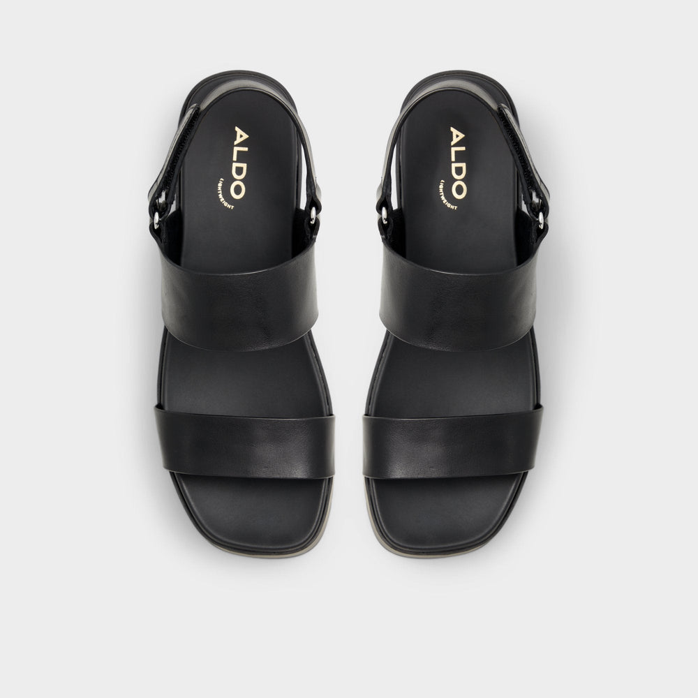 Open Black Thila Open Black Women's Wedges - Wedge sandal | Aldo