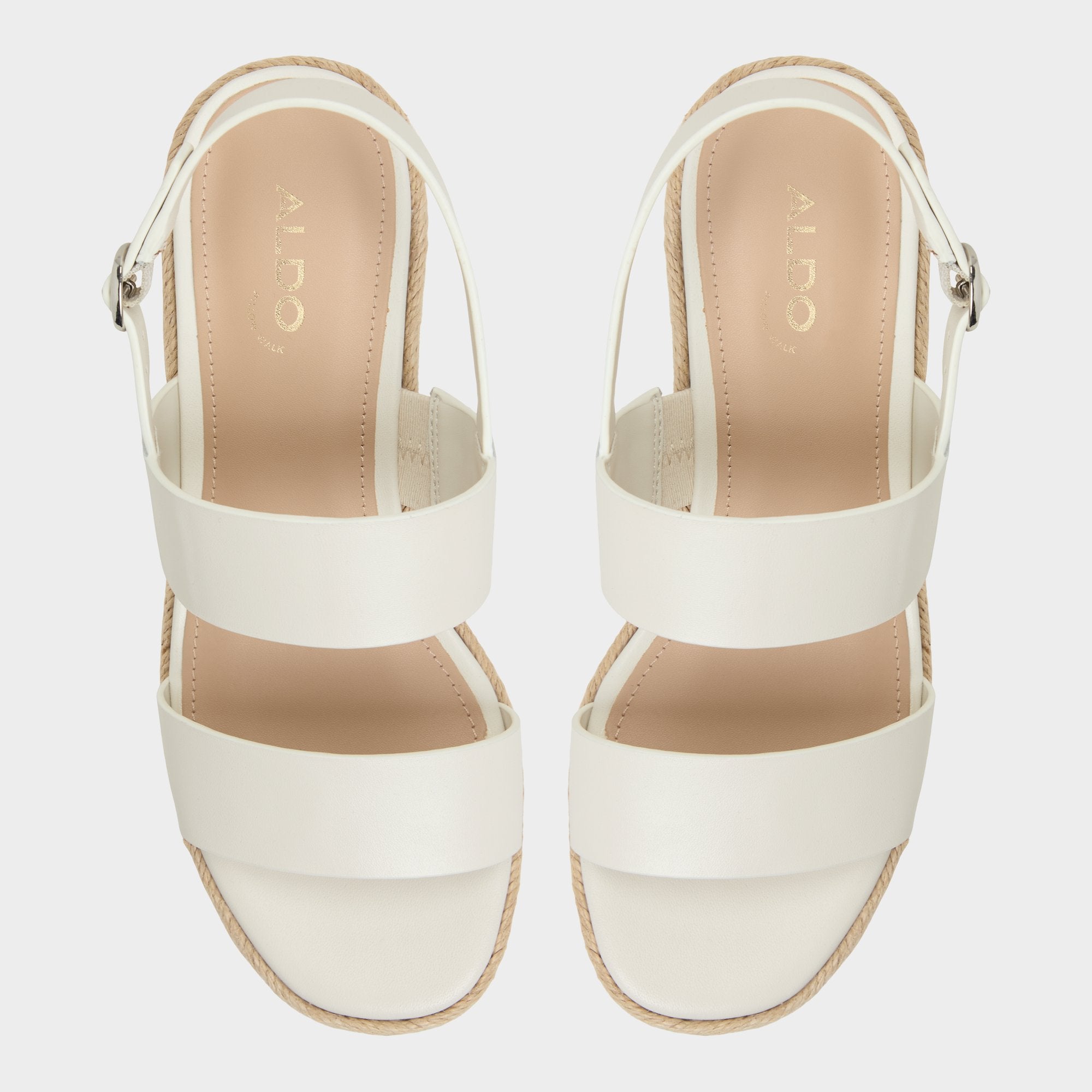 Open white Keoni Open White Women's Platform sandals - Wedge sandal | Aldo