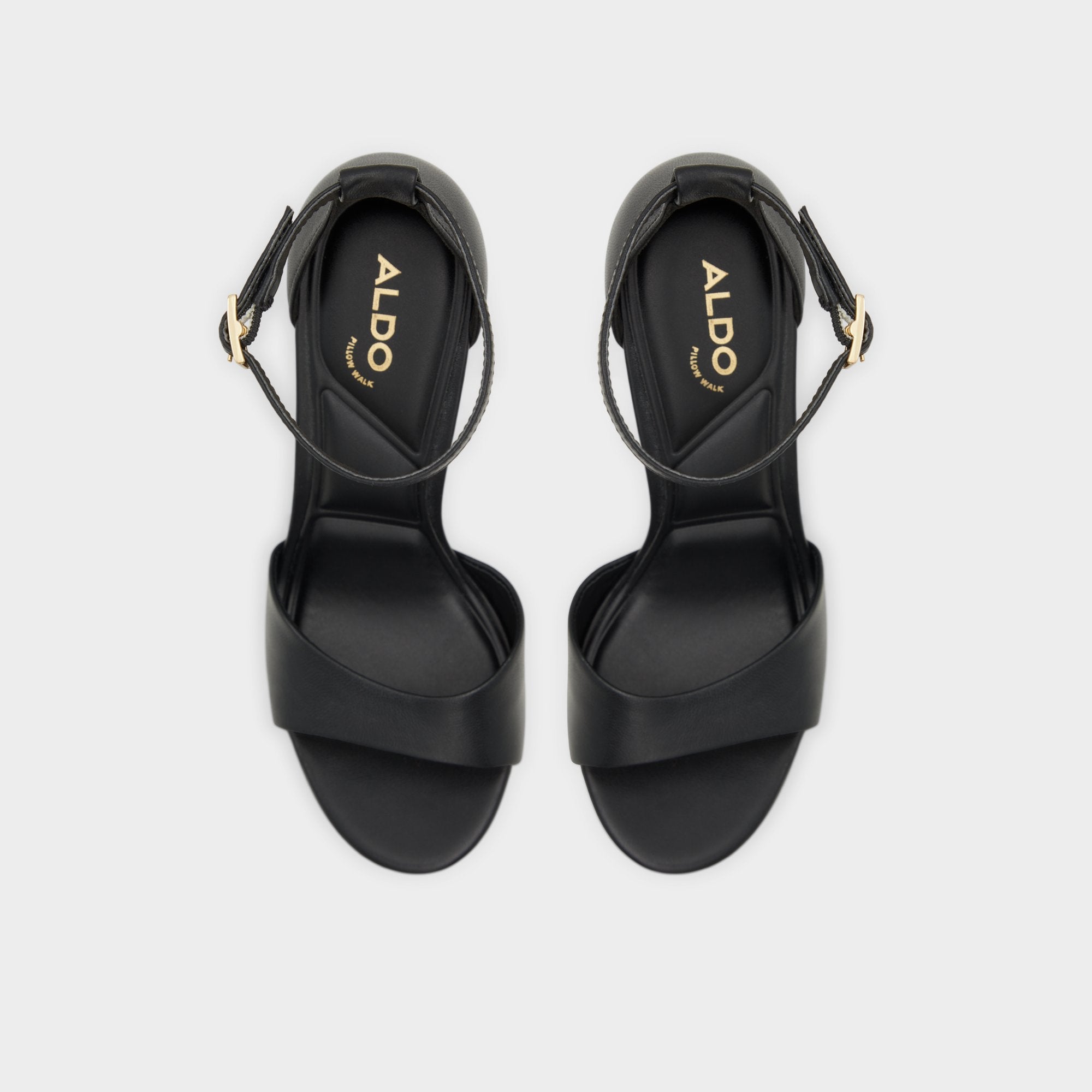 Black Enaegyn2.0 Black Women's Platform sandals - Strappy heeled sandal, Platform | Aldo