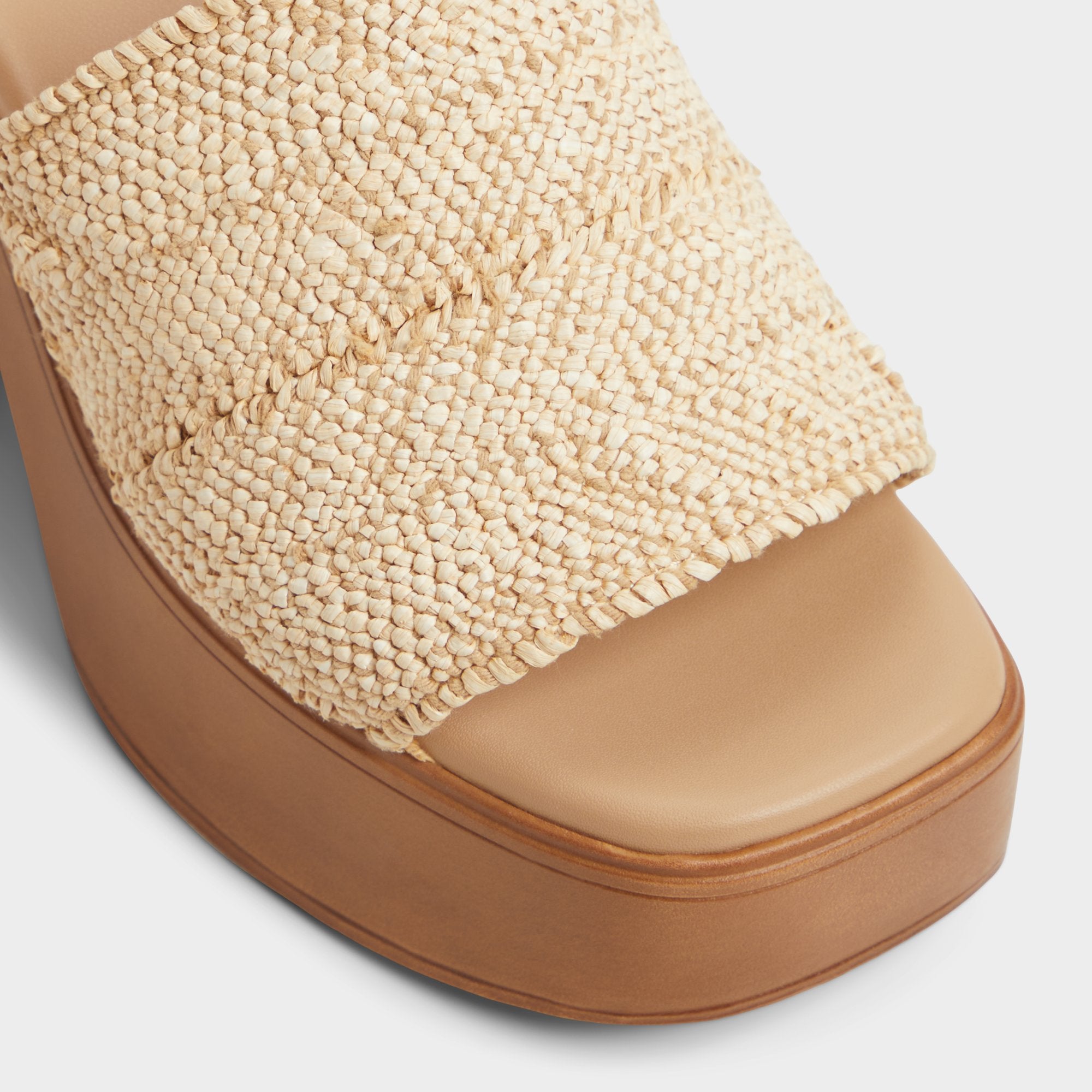 Natural Maysee Natural Women's Platform sandals - Heeled mule, Platform | Aldo