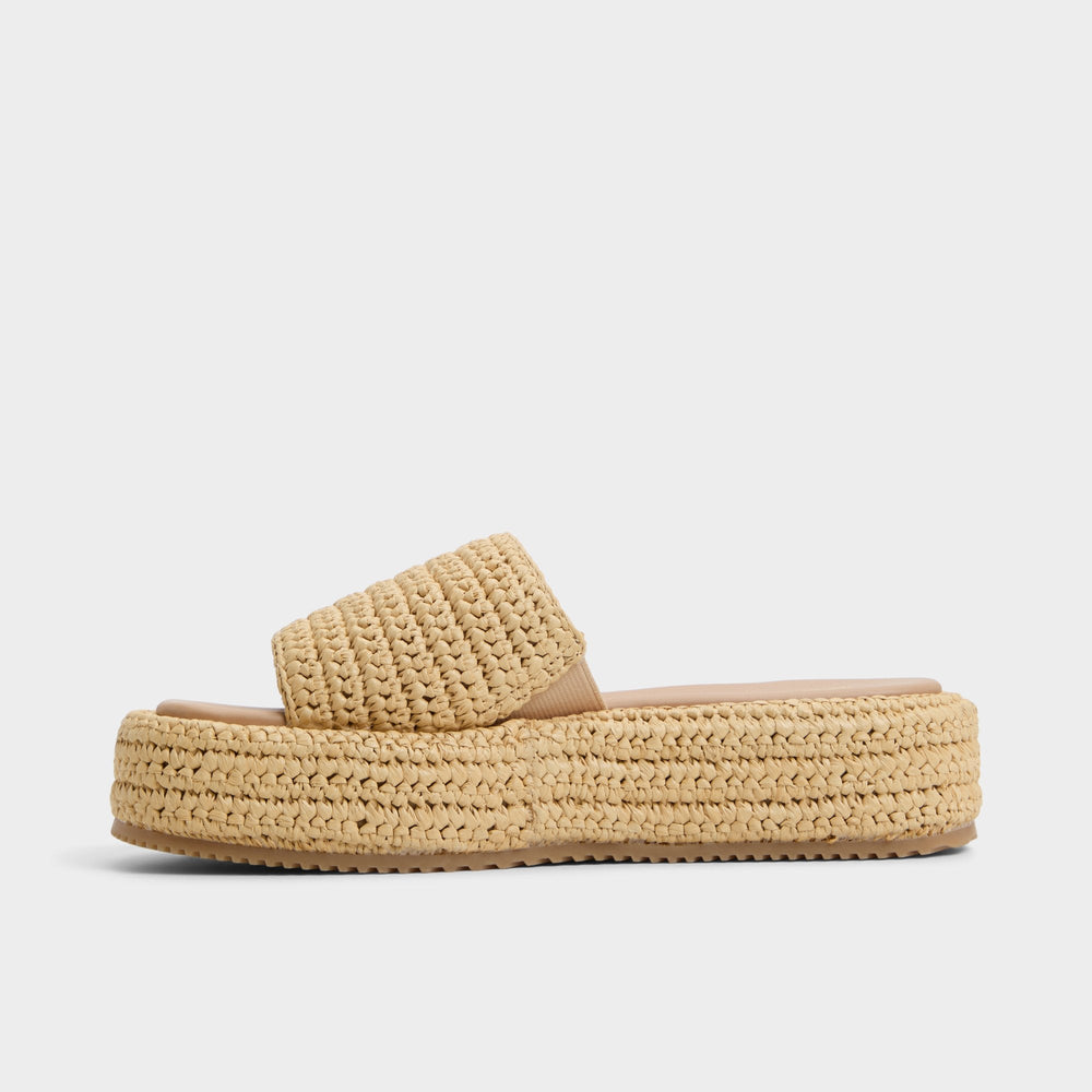 Natural Bohemina Natural Women's Platform sandals - Flatform sandal | Aldo