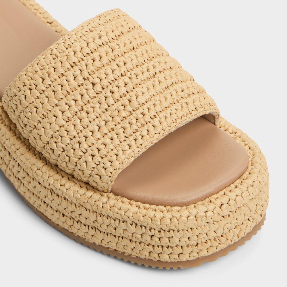 Natural Bohemina Natural Women's Platform sandals - Flatform sandal | Aldo