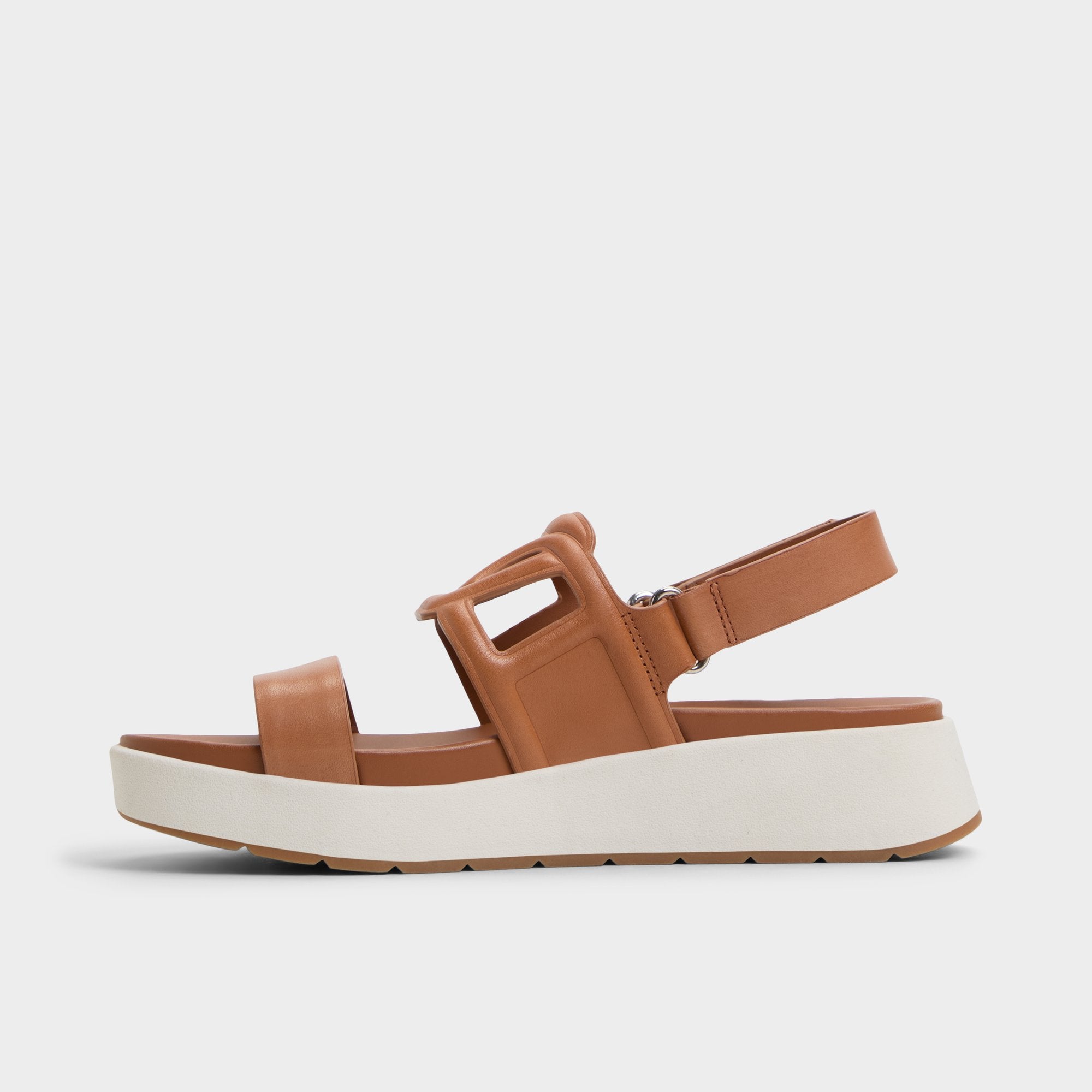 Medium Brown Onuvia Medium Brown Women's Footbed sandals - Footbed sandal, Flatform | Aldo