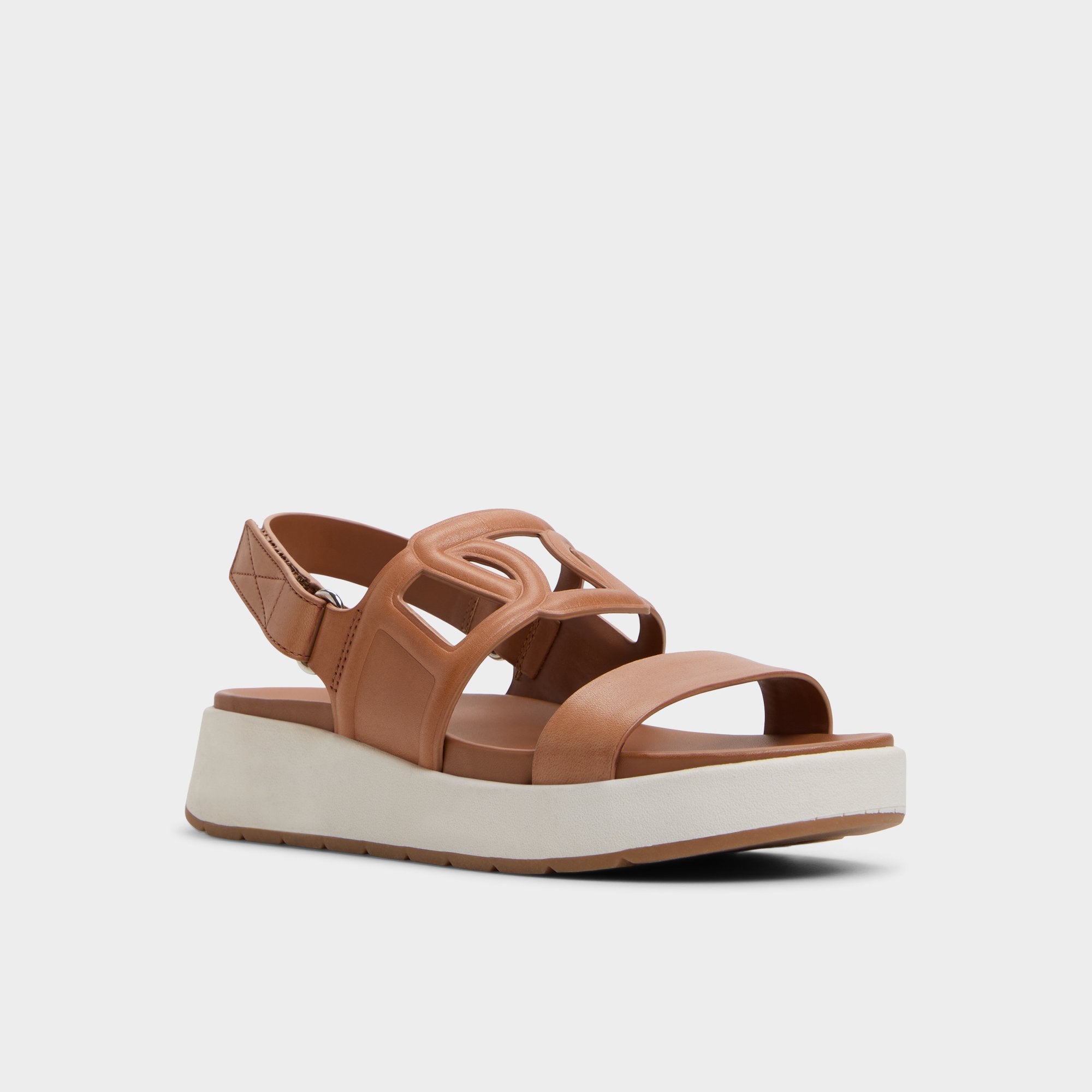 Medium Brown Onuvia Medium Brown Women's Footbed sandals - Footbed sandal, Flatform | Aldo
