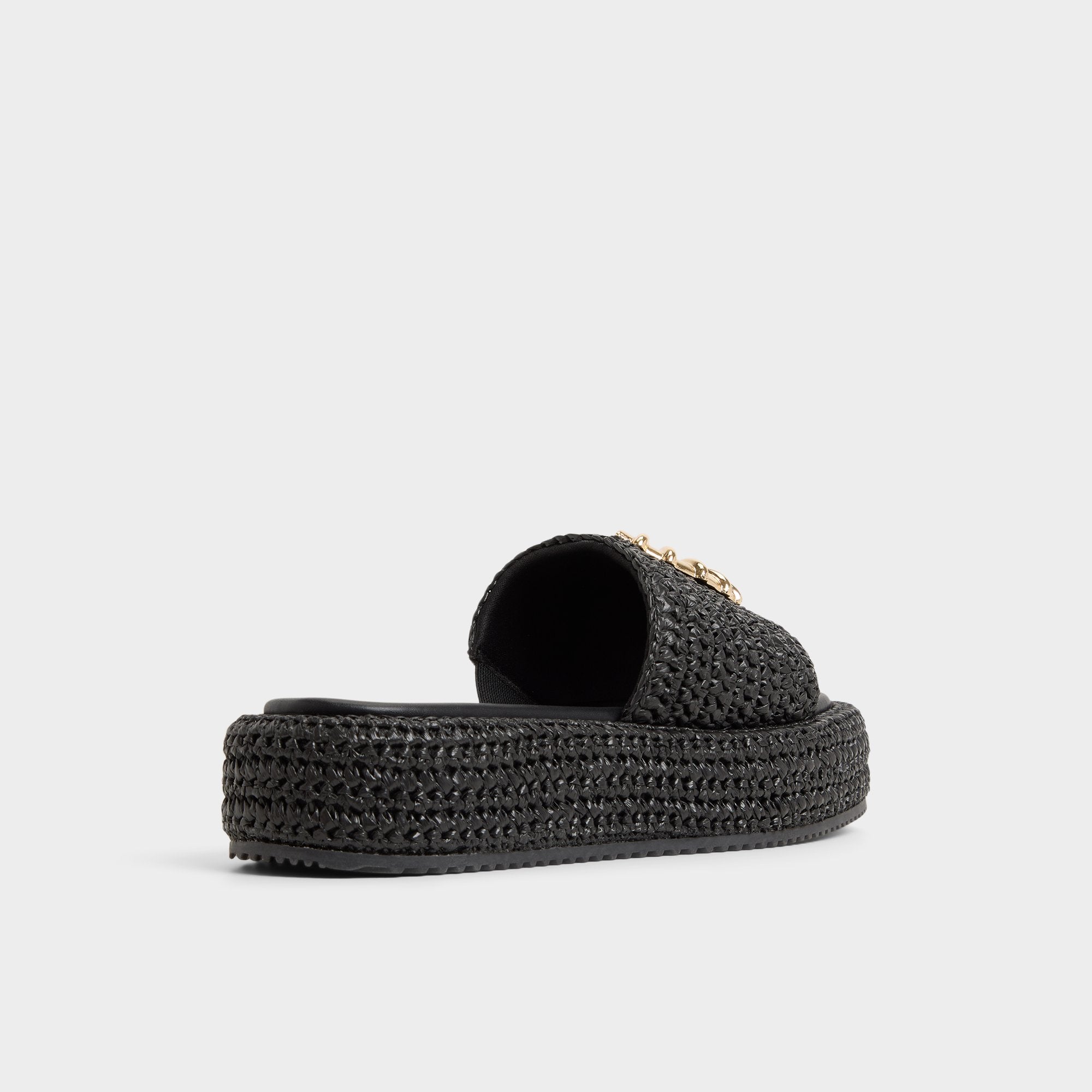 Black Justbeachy Black Women's Platform sandals - Flatform sandal | Aldo