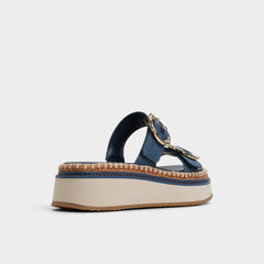 Dark Blue Kaeithien Dark Blue Women's Platform sandals - Slide sandal | Aldo
