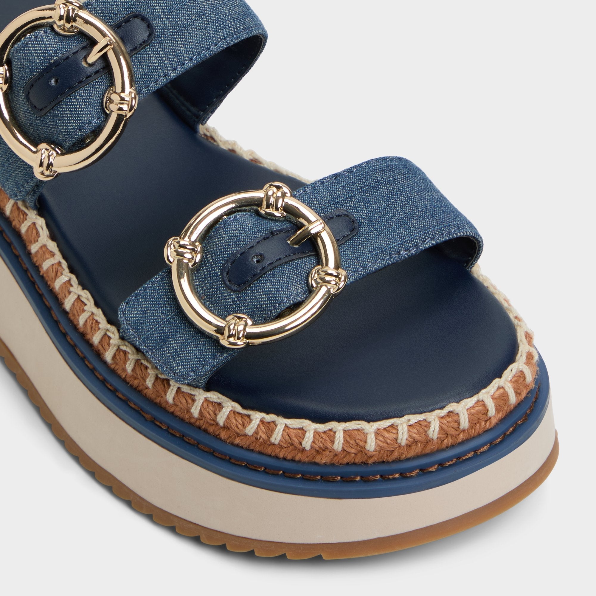 Dark Blue Kaeithien Dark Blue Women's Platform sandals - Slide sandal | Aldo