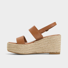 Medium brown Keoni Medium Brown Women's Platform sandals - Wedge sandal | Aldo