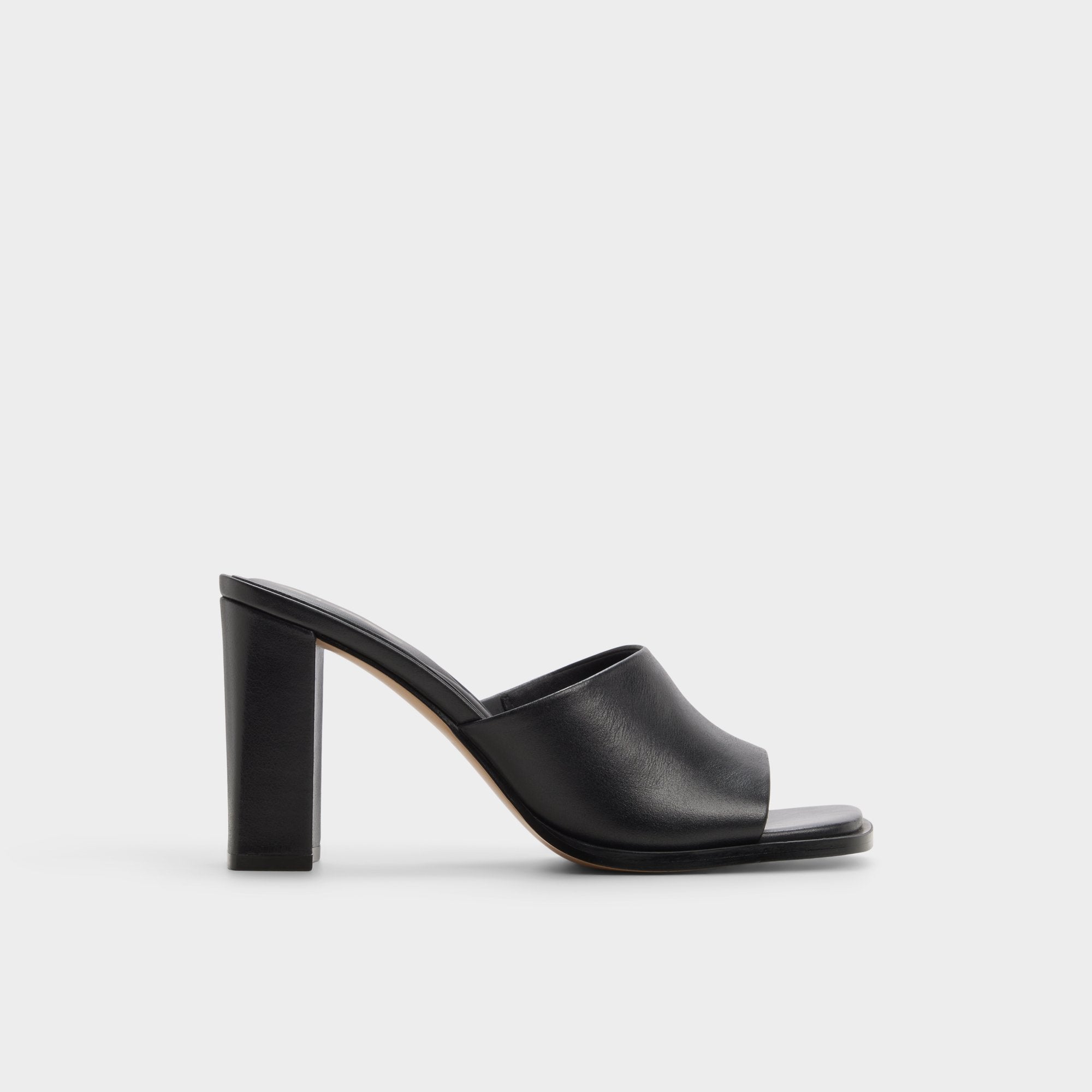 Black Re in Sophia Black - Heeled mule, Block heel | Aldo