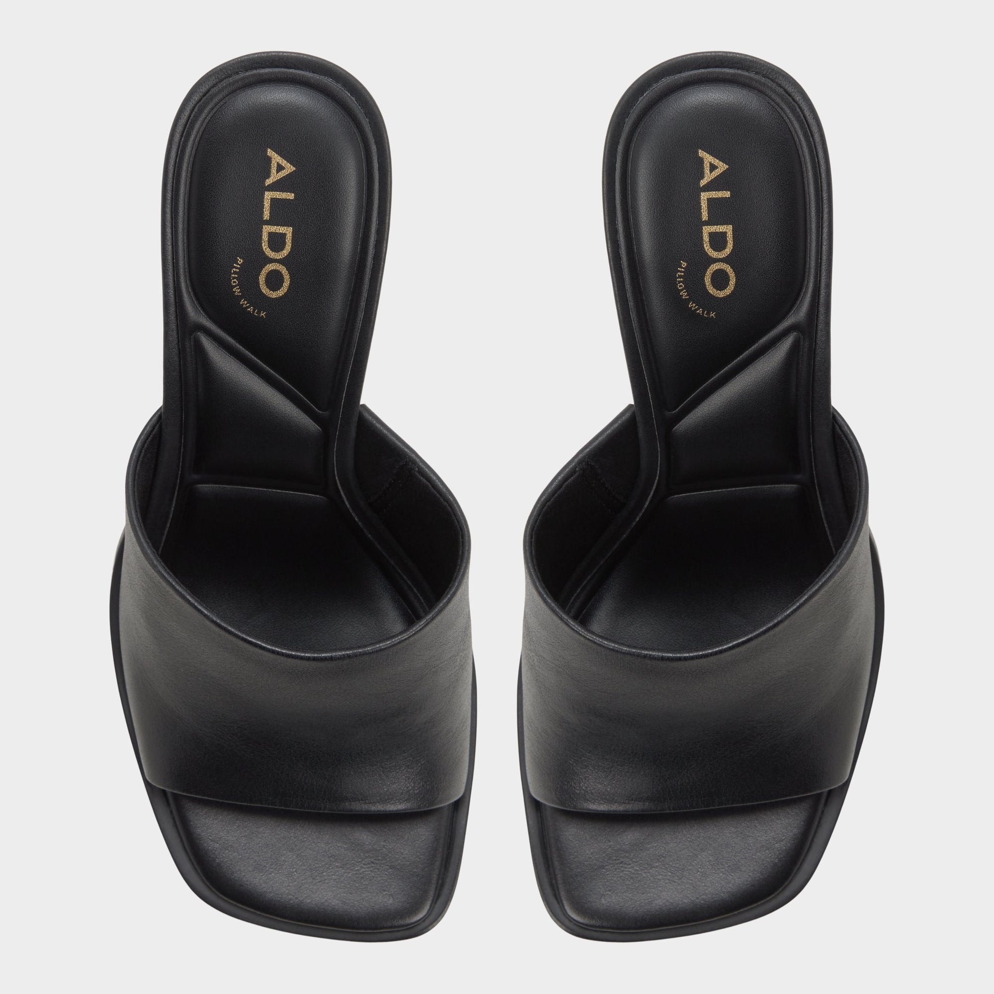 Black Re in Sophia Black - Heeled mule, Block heel | Aldo