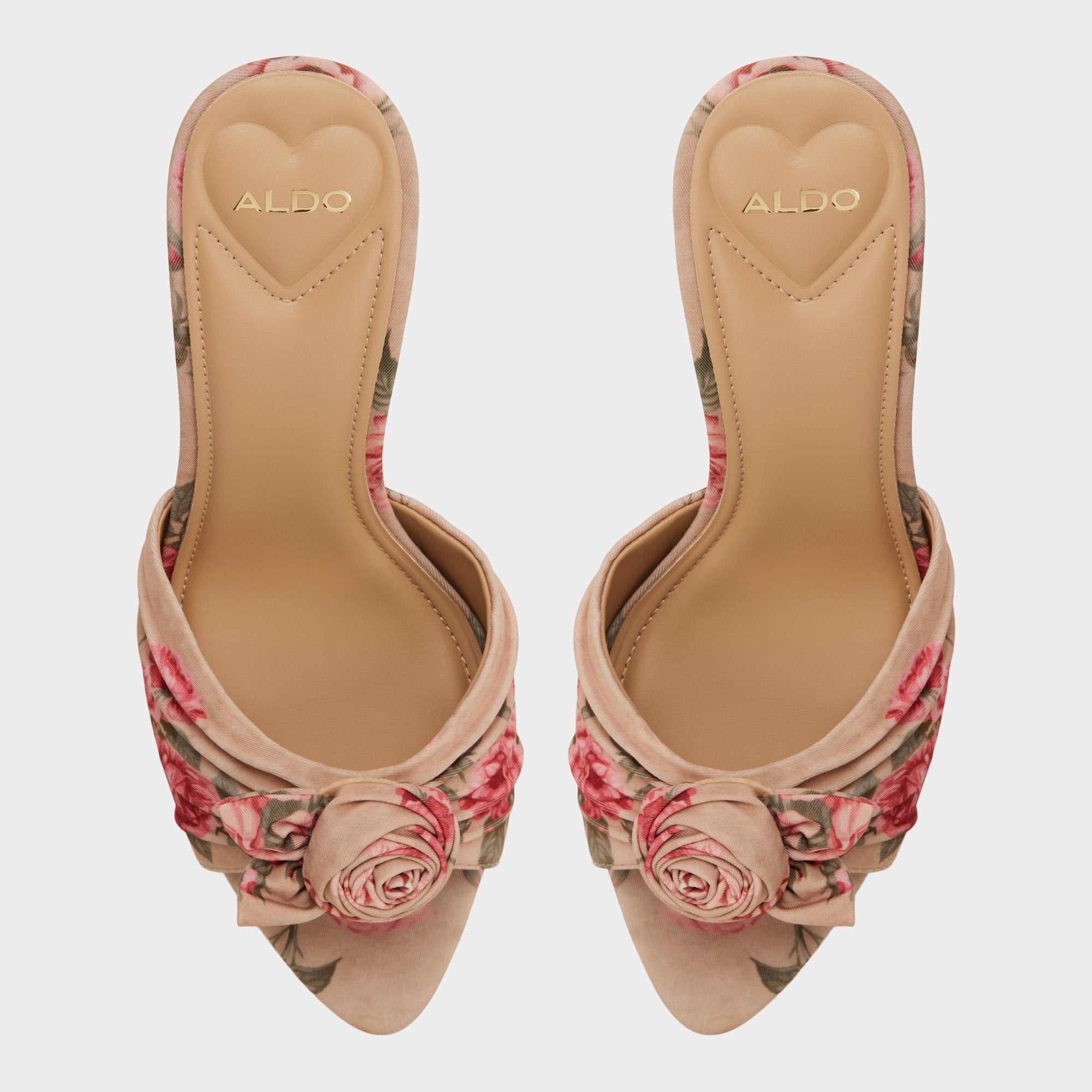 Beige combo Rosalina in Beige Combo 14193392 - Heeled mule, Stiletto heel | Aldo