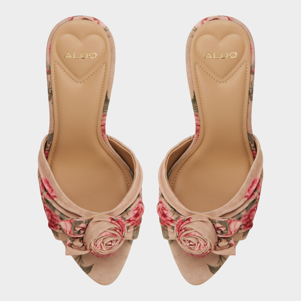 Beige combo Rosalina in Beige Combo 14193392 - Heeled mule, Stiletto heel | Aldo