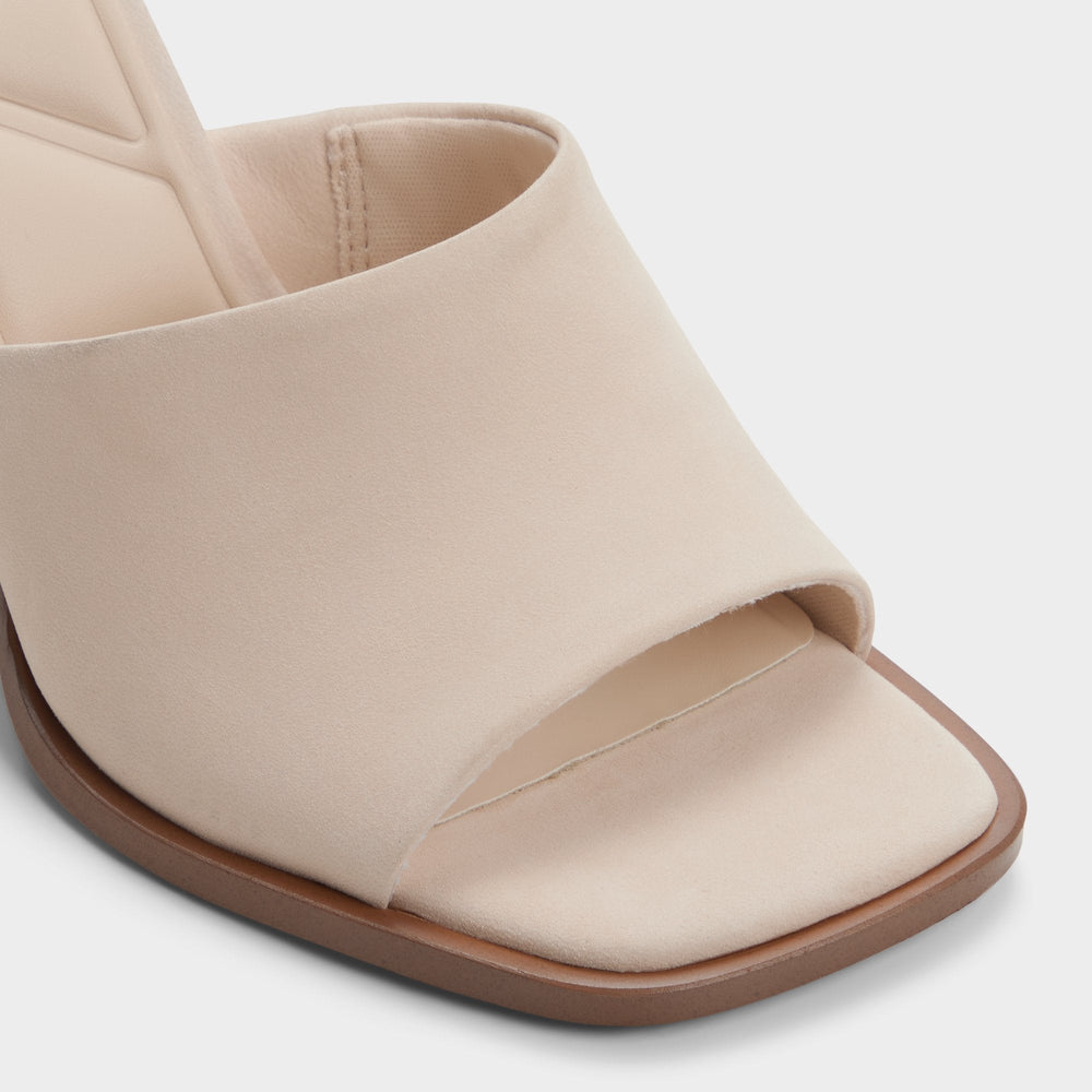 Other beige Re in Sophia Other Beige - Heeled mule, Block heel | Aldo