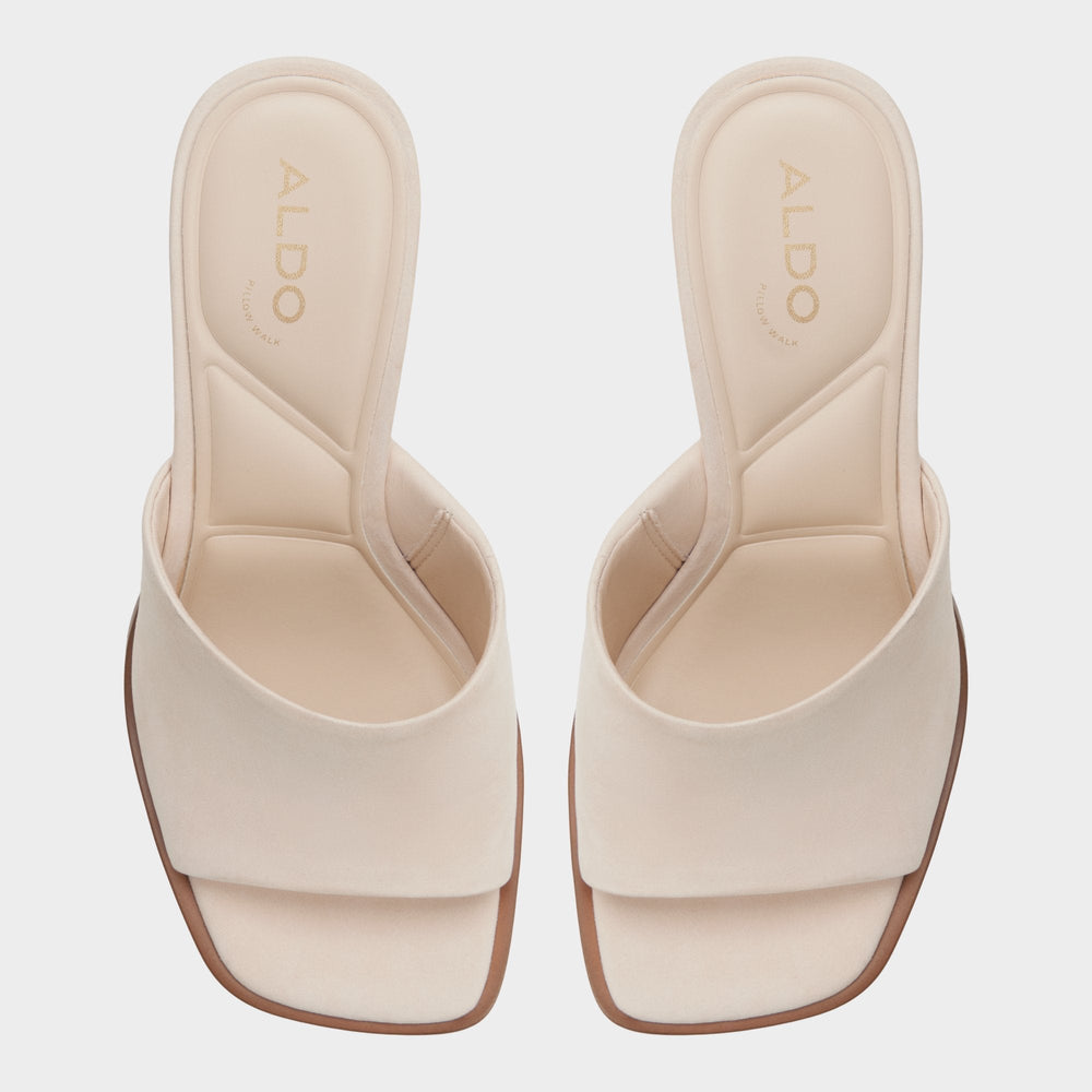 Other beige Re in Sophia Other Beige - Heeled mule, Block heel | Aldo