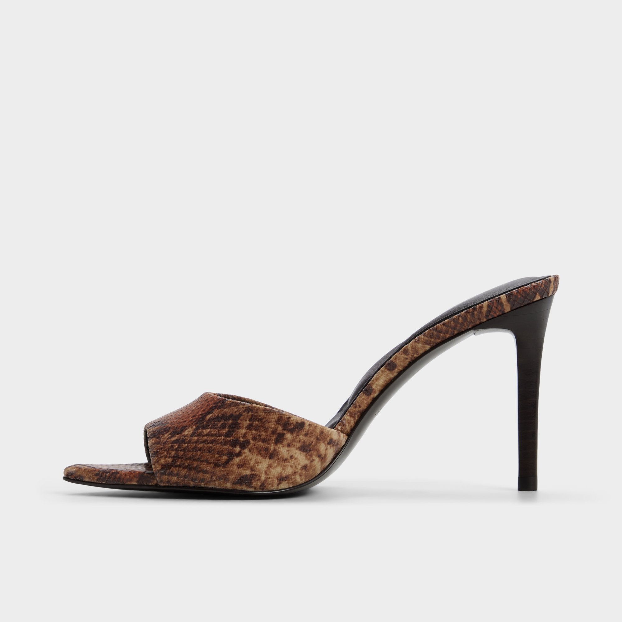 Brown multi Anniebrilden in Brown Multi 14190598 - Heeled mule, Stiletto heel | Aldo