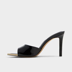 Black Anniebrilden Black Women's Heeled mules - Heeled mule, Stiletto heel | Aldo