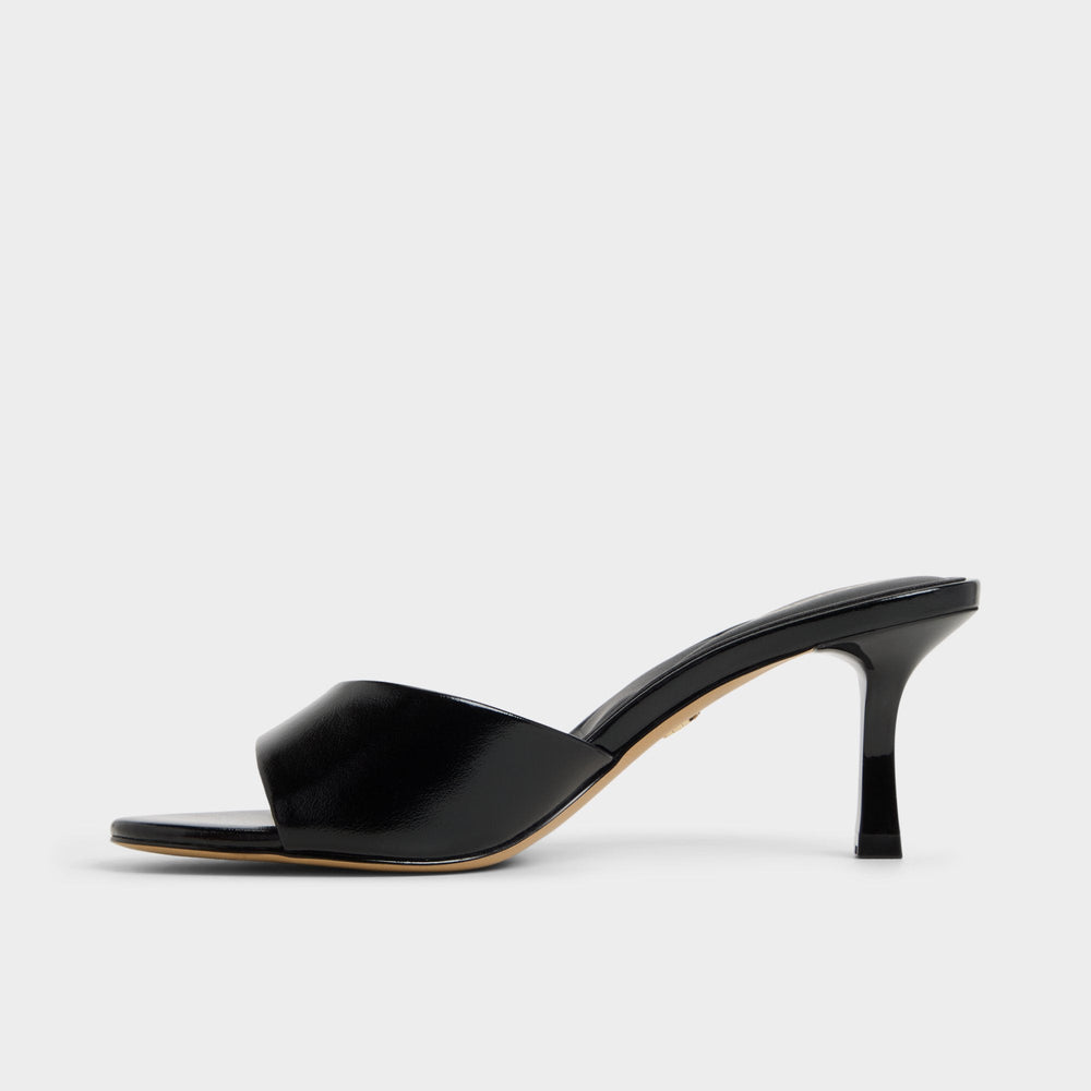 Black Annaberaen in Black - Heeled mule, Stiletto heel | Aldo