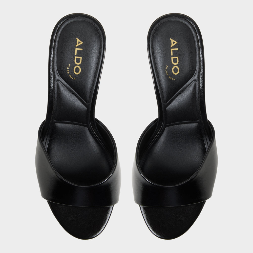 Black Annaberaen in Black - Heeled mule, Stiletto heel | Aldo