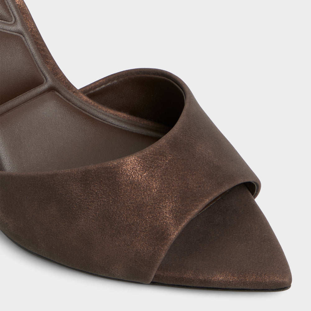 Dark brown Anniebrilden Dark Brown Women's Mule slides - Heeled mule, Stiletto heel | Aldo