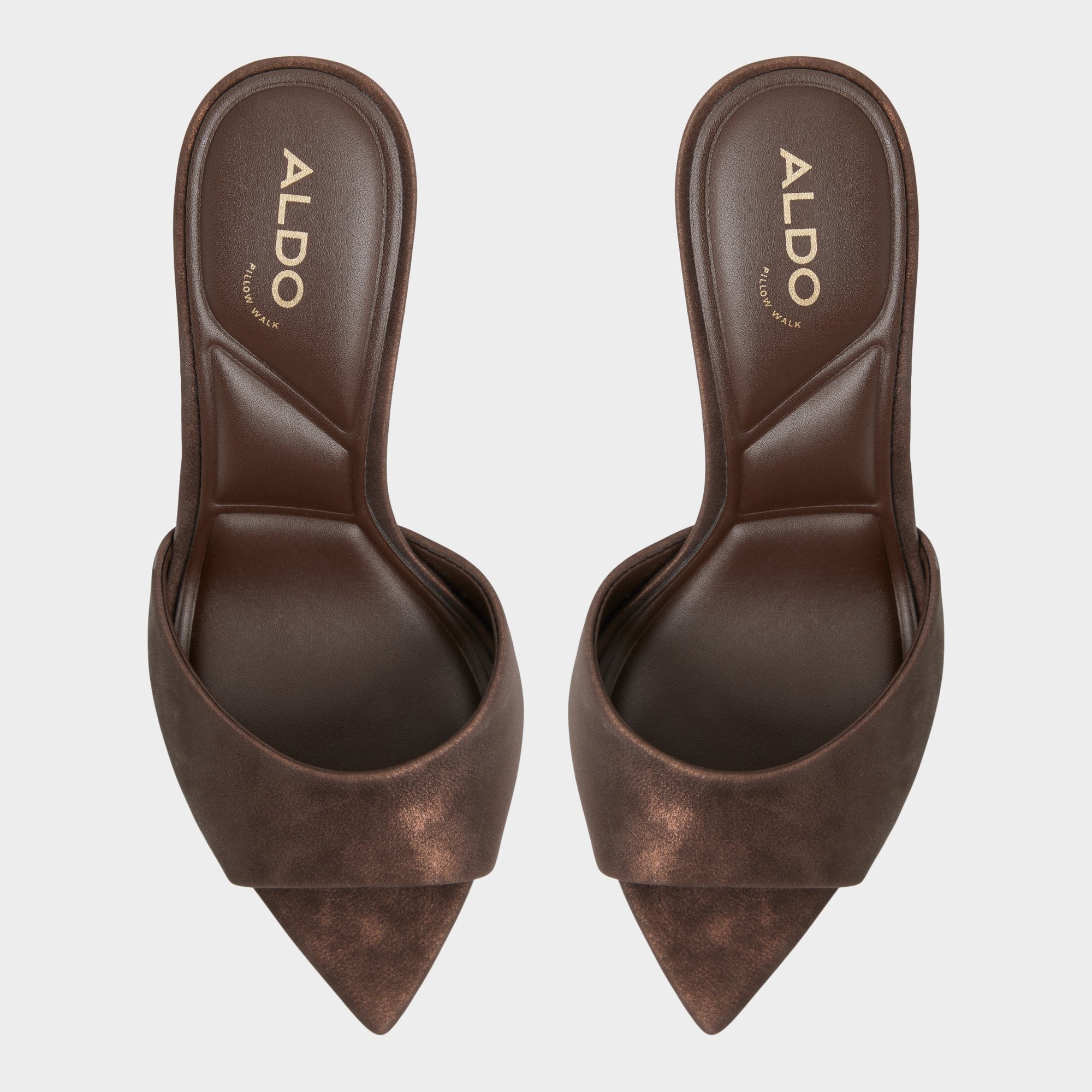 Dark brown Anniebrilden Dark Brown Women's Mule slides - Heeled mule, Stiletto heel | Aldo