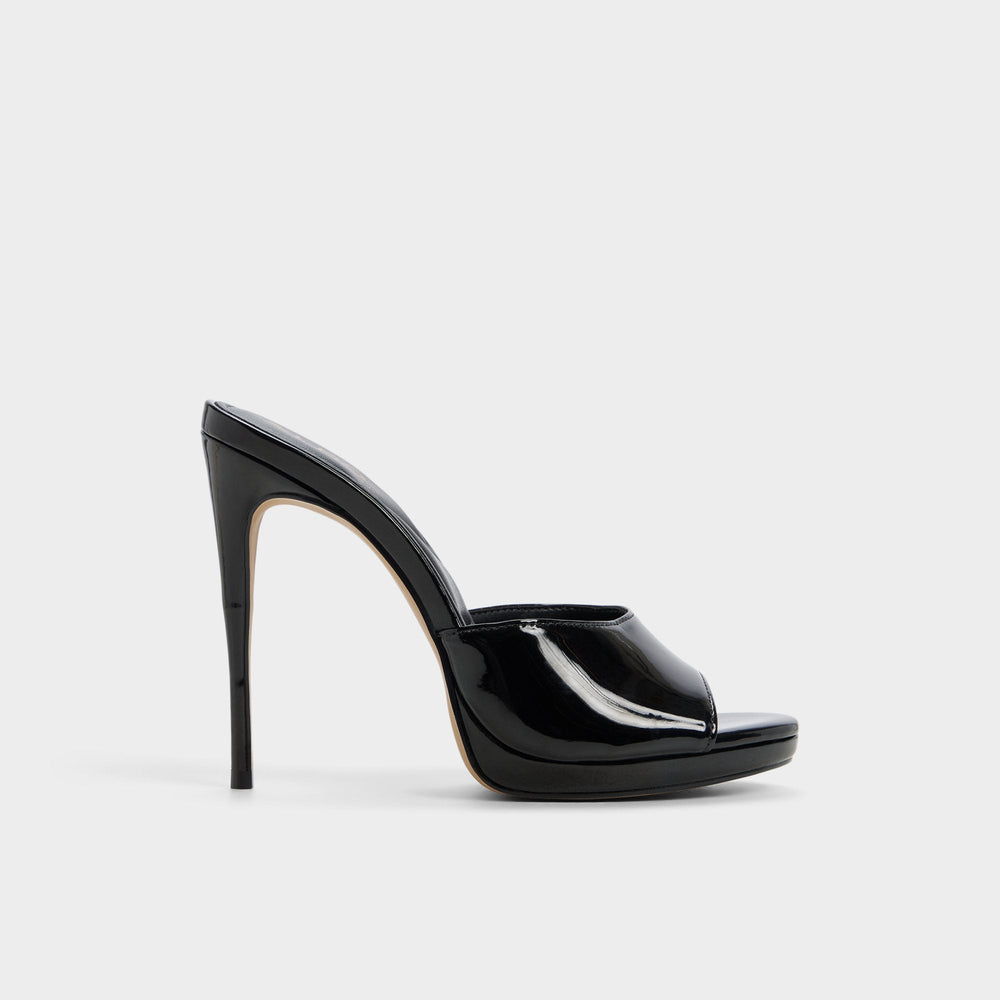 Black Rivieraa in Black - Heeled mule, Platform | Aldo