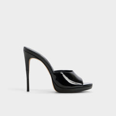 Black Rivieraa in Black - Heeled mule, Platform | Aldo