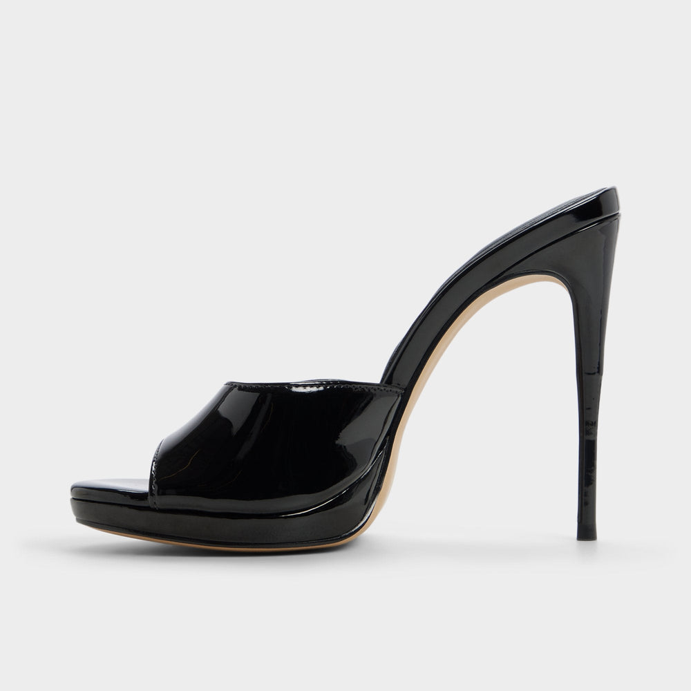 Black Rivieraa in Black - Heeled mule, Platform | Aldo