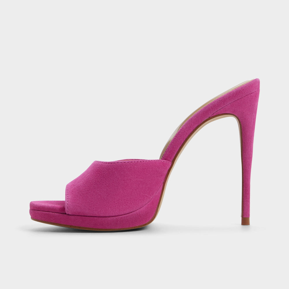 Dark pink Rivieraa in Dark Pink - Heeled mule, Platform | Aldo