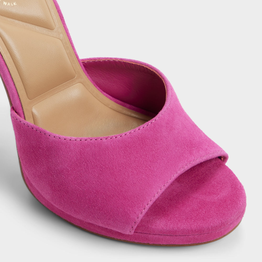 Dark pink Rivieraa in Dark Pink - Heeled mule, Platform | Aldo