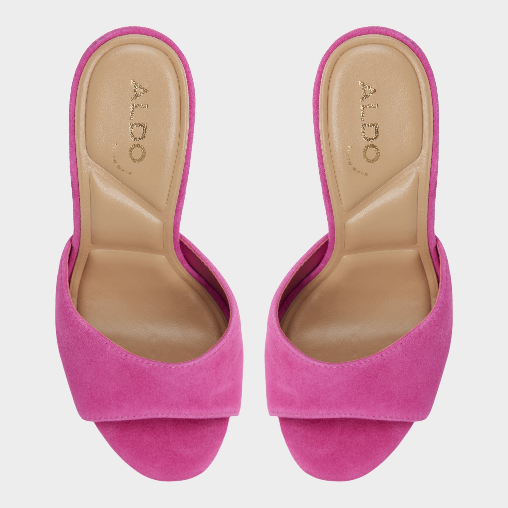 Dark pink Rivieraa in Dark Pink - Heeled mule, Platform | Aldo
