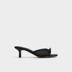 Black Begoniaa Black Women's Heeled mules - Heeled mule, Kitten heel | Aldo
