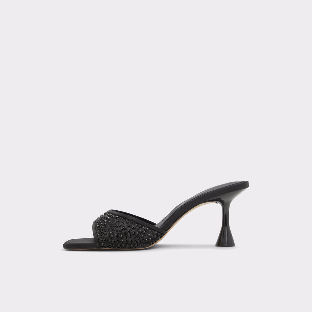 Black Agatha in Black 13658267 - Heeled mule | Aldo