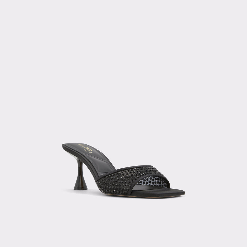 Black Agatha in Black 13658267 - Heeled mule | Aldo