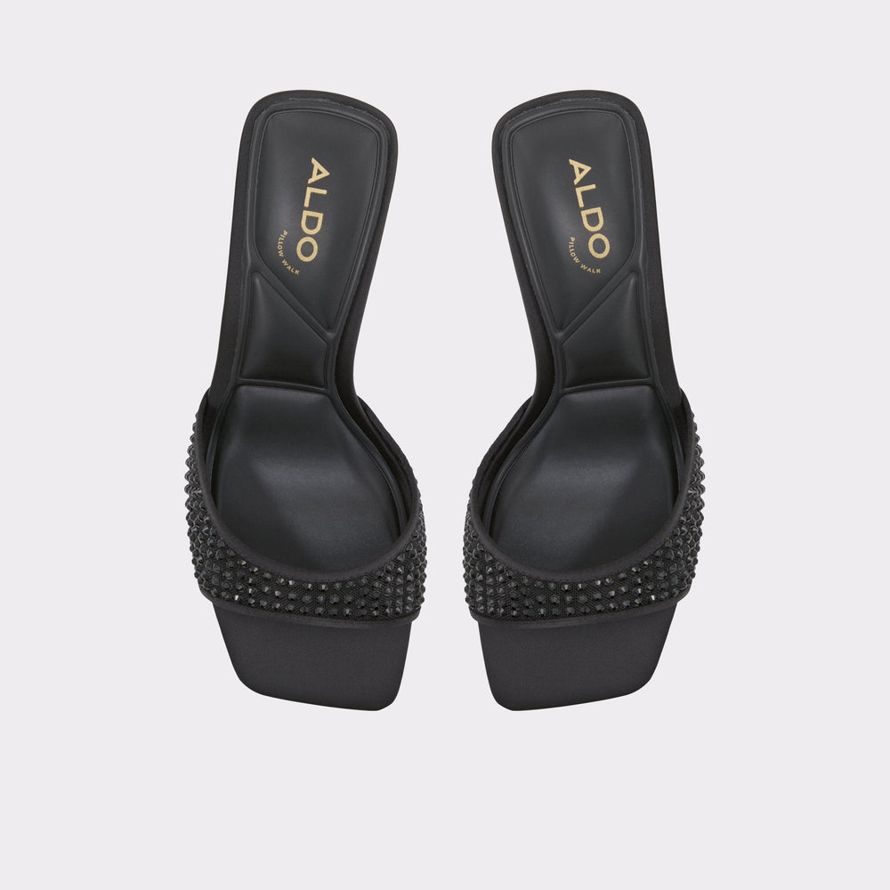 Black Agatha in Black 13658267 - Heeled mule | Aldo