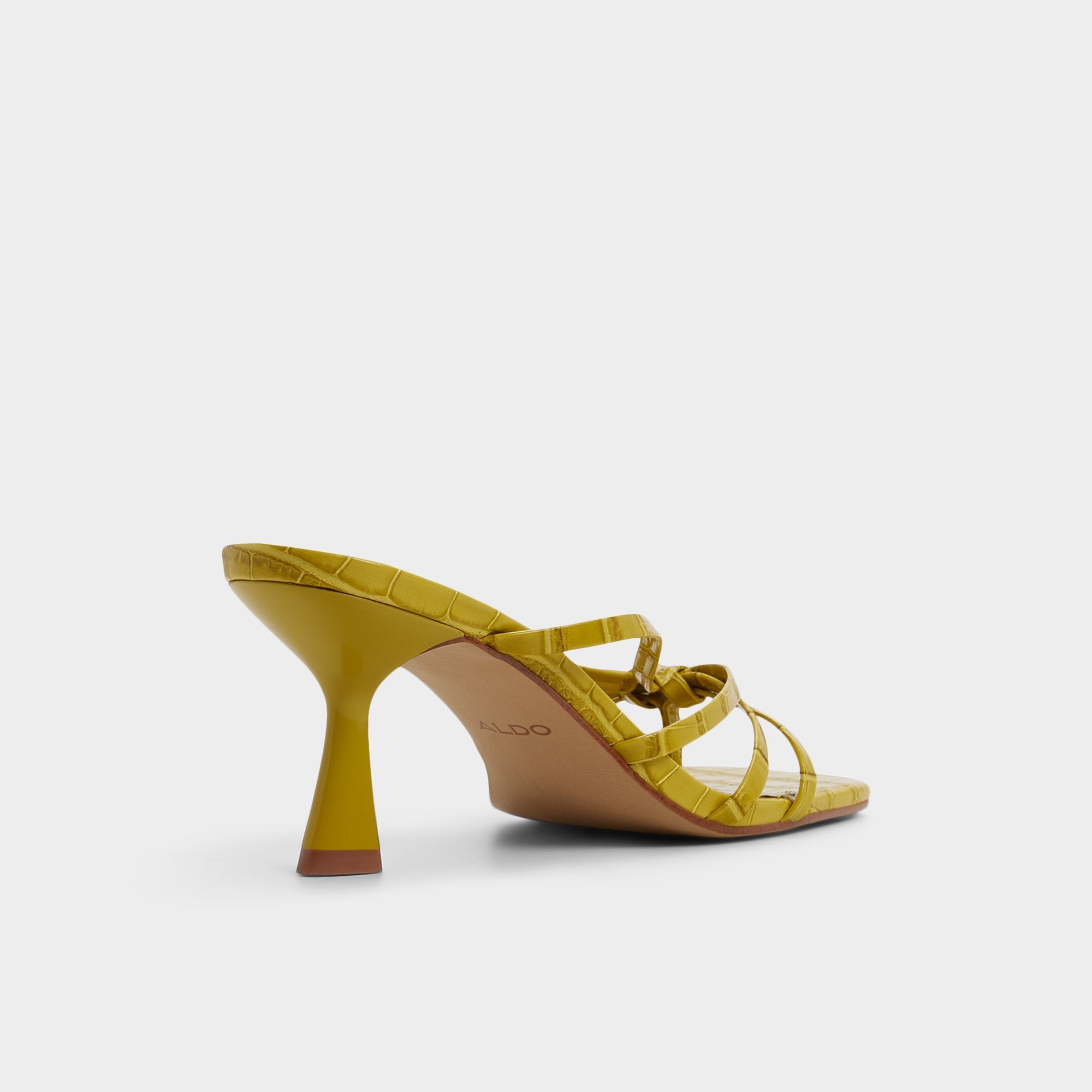 Other yellow Lumera in Other Yellow - Heeled mule, Stiletto heel | Aldo