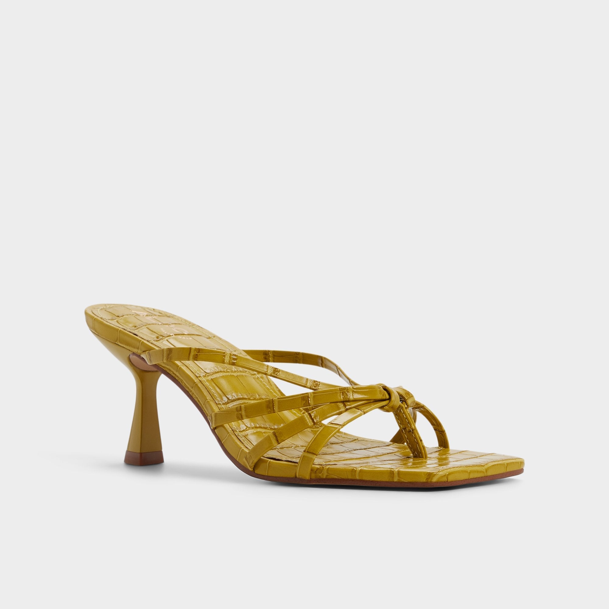 Other yellow Lumera in Other Yellow - Heeled mule, Stiletto heel | Aldo