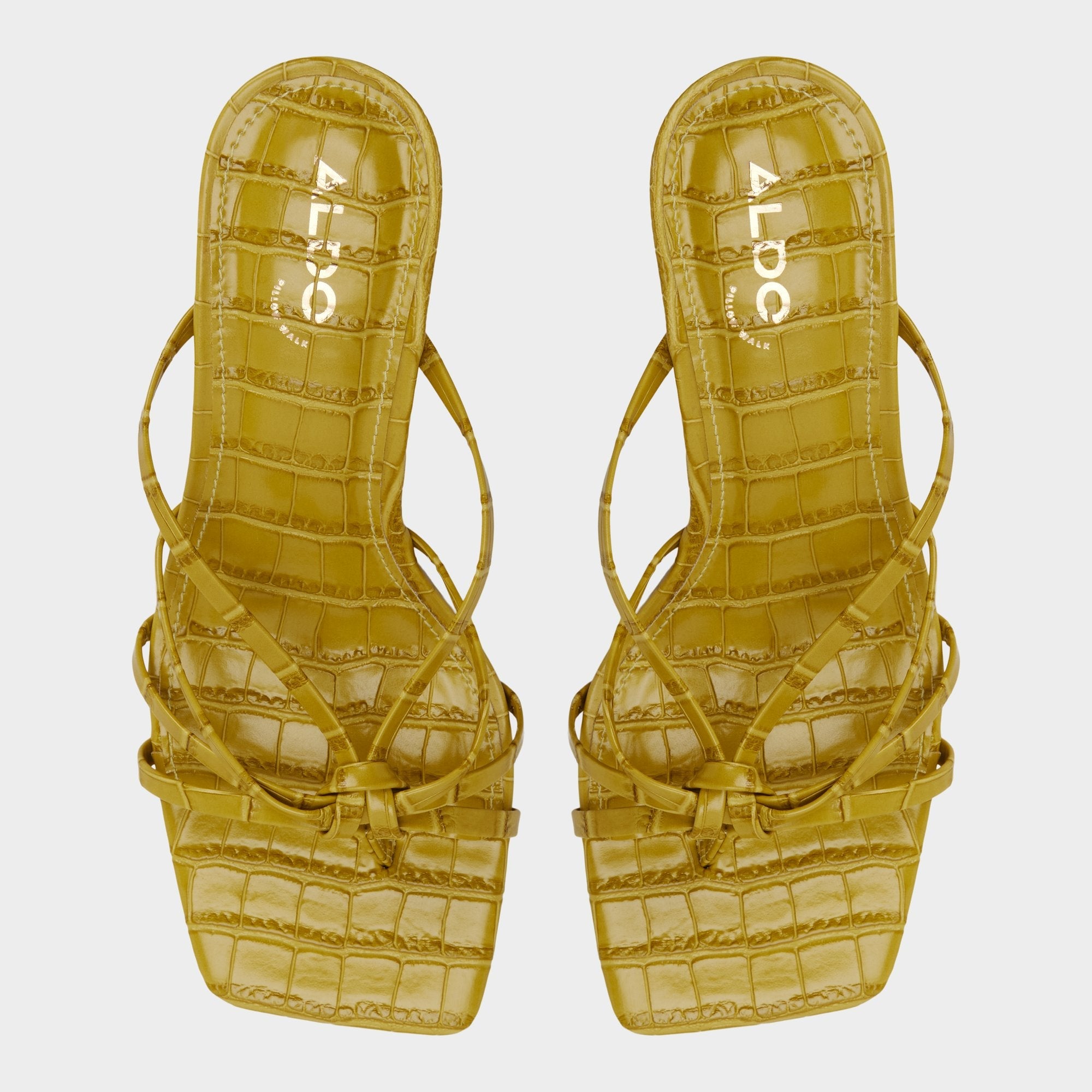 Other yellow Lumera in Other Yellow - Heeled mule, Stiletto heel | Aldo