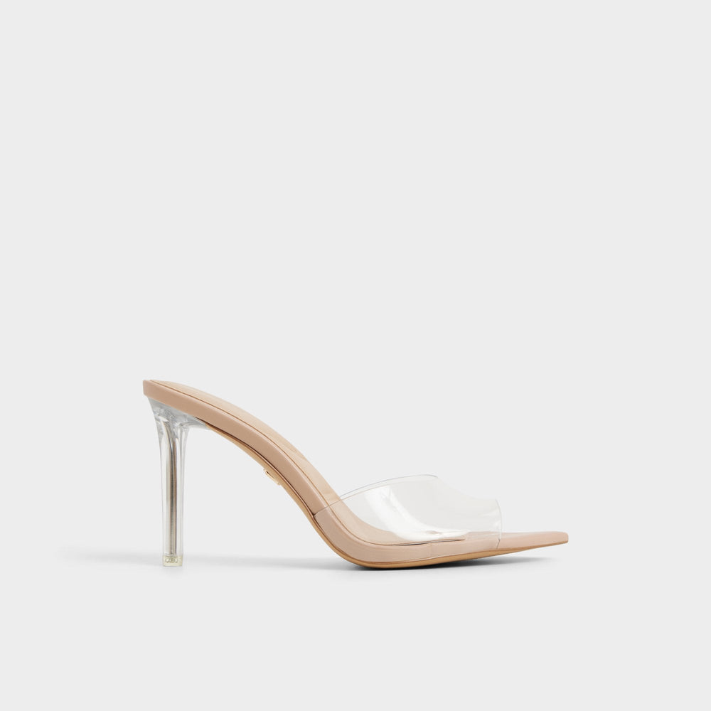 Beige Anitabrilden Beige Women's Mule slides - Heeled mule, Stiletto heel | Aldo