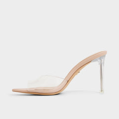 Beige Anitabrilden Beige Women's Mule slides - Heeled mule, Stiletto heel | Aldo