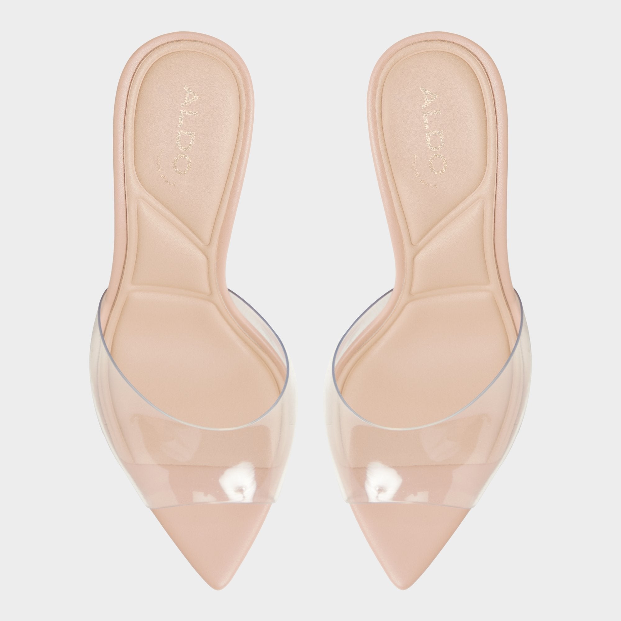 Beige Anitabrilden Beige Women's Mule slides - Heeled mule, Stiletto heel | Aldo