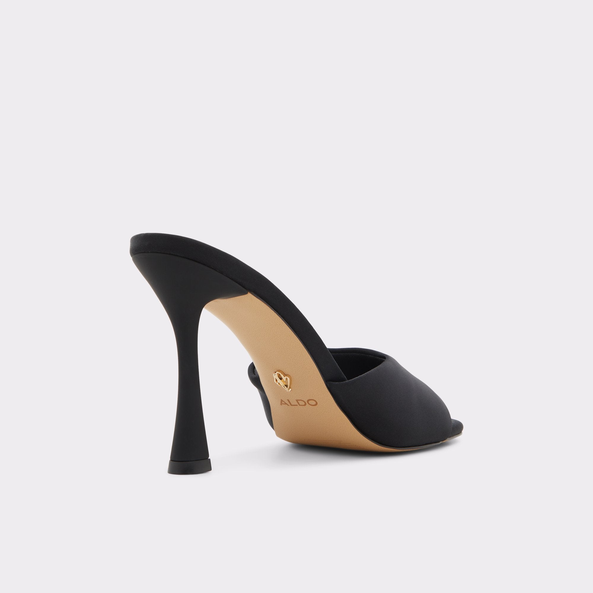Black Evadalia Black Women's Heeled mules - Heeled mule, Stiletto heel | Aldo