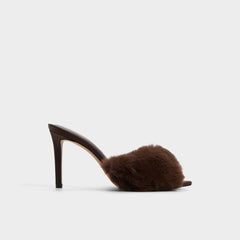 Dark Brown Anniebrilden in Dark Brown 14163209 - Heeled mule, Stiletto heel | Aldo