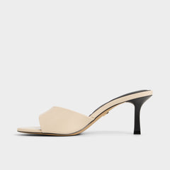 Light beige Annaberaen in Light Beige - Heeled mule, Stiletto heel | Aldo